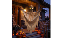 Mummy Specters with Glowing Eyes Creepy Hanging Specters Decoration Outdoor Hanging Mummy for Homeowners, Porch, Doorway