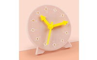 Develops Early Math Skills 3-Hand Learning Clock Easy to Read Student Teaching Clock Sturdy Analog Time Learning Tool Color-Coded for Homeschooling