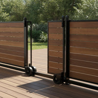 Electrophoresis Finish Sliding Gate Guide Kit Heavy Duty Sliding Gate Kit Easy to Install Rust Proof
