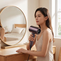 Handheld Hair Dryer Corded Hair Dryer with Digital Display Smooth for Travelers, Travel, Home