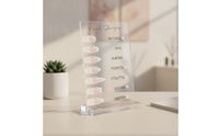 Nail Shape Sign with Base Easy-to-Read for Beauty Studios, Manicurists