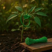 100 Pieces Self-Locking Plant Tie Flexible Hardware Long Strip