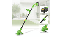 Telescoping String Trimmer with Battery and Charger Adjustable-Angle Cordless String Trimmer Electric Garden Tool Lightweight for Homeowners