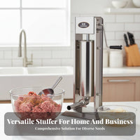 Manual Sausage Stuffer Commercial Grade Stainless Steel Sausage Filler