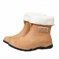Long-Lasting Short Rain Boots Stylish Short Rubber Rain Shoes Comfortable Waterproof Booties Easy to Clean for Men, Women, Gardening, Walking, Commuting