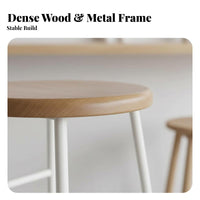 Nordic Design Bar Stool with Backrest Modern design Counter Chair Minimalist Aesthetic Home Furniture Built-in Footrest for Homeowners, Cafe Owners, Adults, Kitchen Island, Restaurant, Dining Room, Office Breakroom