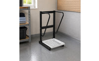 Steel Golf Bag Rack Rectangular Perforated Golf Rack Heavy-Duty for Home Use