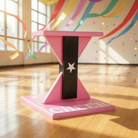 Wooden Cheerleading Balance Board Compact Cheer Balance Board Long-Lasting Acrobatic Stand Safe for Flyers, Dance Studio