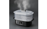Steam Towel Warmer Countertop Towel Warmer with Timer Hygienic Steam Disinfector with Clear Chamber for Hotels