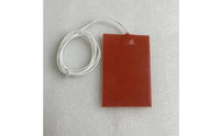 300W Silicone Heating Pad 220V Silicone Rubber Heating Pad Flat Flexible Heater Mat Wired