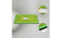 Golf Training Mat with Foam Balls Outdoor Stroke Training Mat Indoor for Golfers, Beginners, Home, Backyard