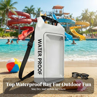 Waterproof Phone Bag Touch Screen Friendly Waterproof Phone Protector Secure Closure for Snorkelers, Outdoor Enthusiasts, Water Parks, Waterpark
