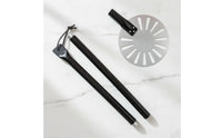 Aluminum Perforated Pizza Peel Metal Pizza Peel with Detachable Handle Round Tool Lightweight for Home Bakers, Baking