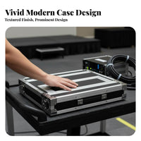 Sound Equipment Holder Case Audio Device Heavy-Duty Transport Enclosure Shockproof for Sound Engineers, Artists