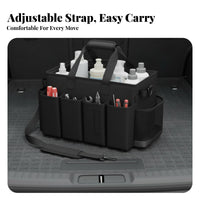Large Capacity Portable Gardening Tool Bag Multiple Exterior Pockets Housekeeping Tool Bag Heavy Duty for Housekeepers, Gardeners