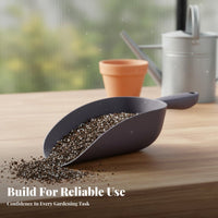 Rust-Proof Plastic Scoop Lightweight Plastic Garden Shovel Long-Lasting for Ice Removal, Balcony