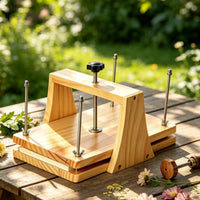 Wooden Botanical Simple to Operate to Use Sample Press Reliable for Crafters, Hobbyists