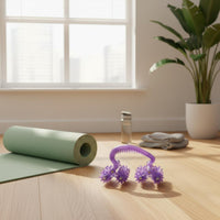 Non-Slip Handle Handheld Spiky Massager Ergonomic Design Muscle Roller Tool Personal Care Item for Athletes