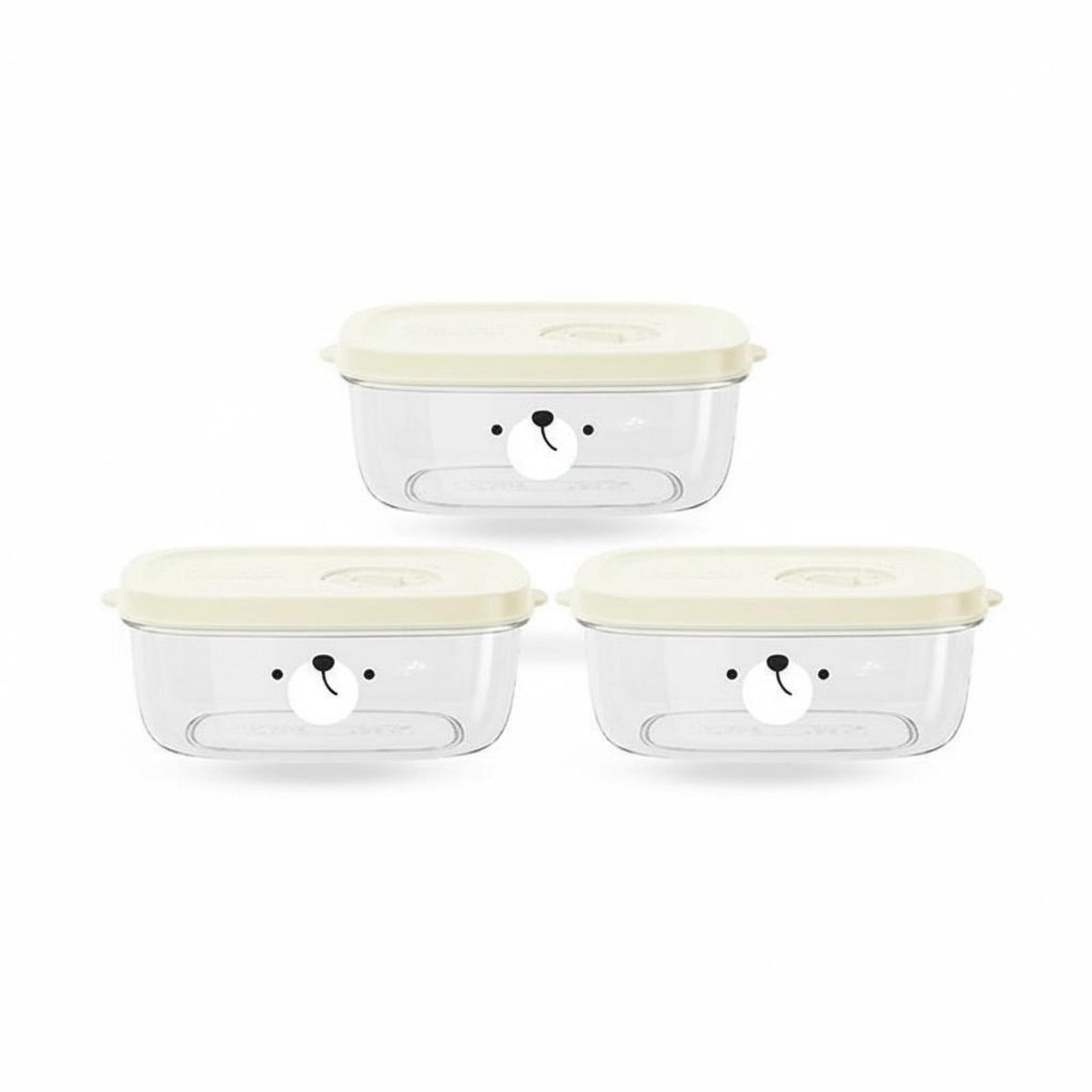 Stackable Design Rice Portioning Box Leakproof Seal Freezer Safe Meal Box Date Indicator Lid Kitchen Storage for Dieters, Office