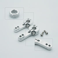 Metal 25T Servo Arm Compact Servo Arm with Split-Clamp Robust Low-Profile for Hobbyists