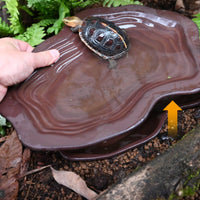 Split-Style Basin with Base Ceramic Bowl Versatile Bath Pool for Enclosures