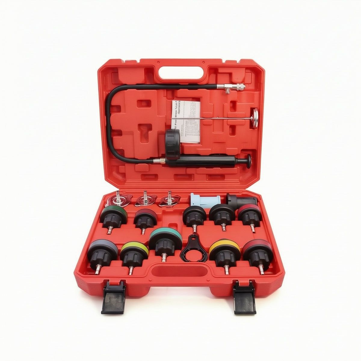 Universal Water Tank Leak Tester Kit Portable Cooling System Pressure Tester Allcomplete Set Manual for Mechanics