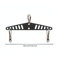 Lat Pull-down Attachment Heavy-Duty Pull-down Bar with Holes Adjustable Exercise Equipment for Bodybuilders