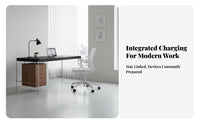 Post-Modern Aesthetic Bent Tube Frame Desk Light Luxury Writing Table Minimalist Design Office Furniture Space-Saving for Apartment Dwellers, work-from-home Workers, Students, Small areas, Study Room, College Dorm, Bedroom