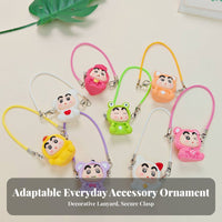 Animal Costume Doll Charm Ideal Gift Cartoon Figure Pendant Colorful Miniature Character Keychain for Students, Teenagers, Backpacks, Ph Single S