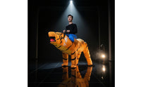 Inflatable Tiger Suit Funny Tiger Costume Oversized Cosplay Costume for Adults, Halloween