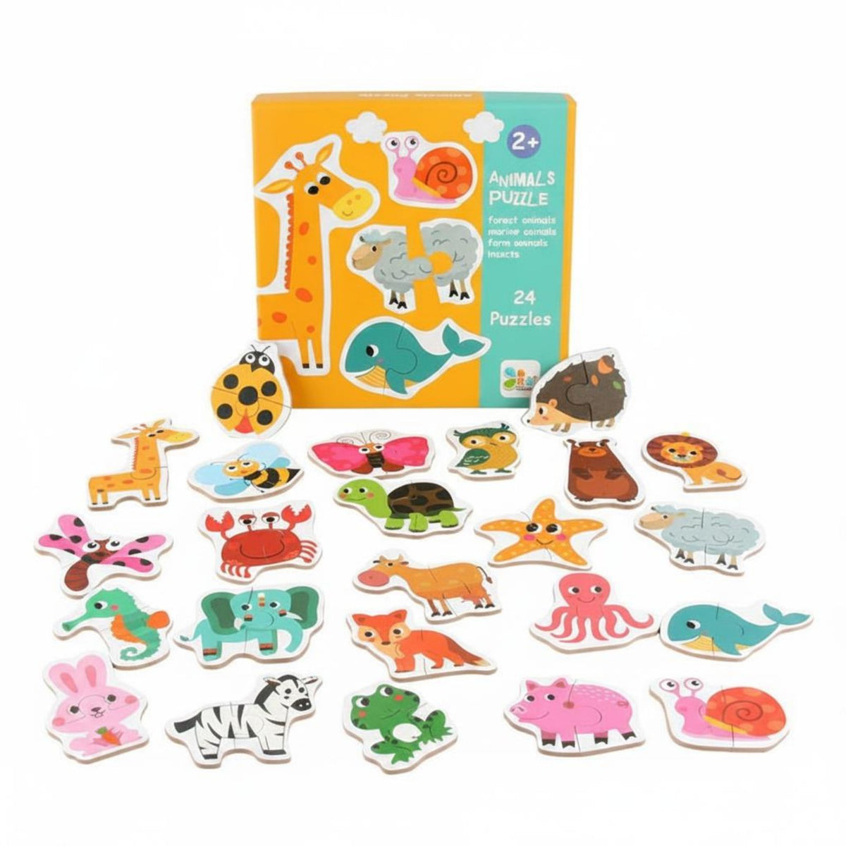 Matching Puzzle Fine Motor Skills Matching Wooden Puzzle Children's Toy for Young Children