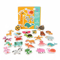 Matching Puzzle Fine Motor Skills Matching Wooden Puzzle Children's Toy for Young Children
