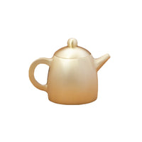 Creative Solid Brass Teapot Ornament for Office and Home Decor