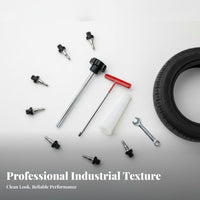 3pcs Universal Fit Tire Valve Stem Installer Kit Portable Tire Valve Tool Kit Multi-Functional for Roadside Emergency, Garage