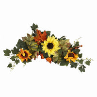 Autumn Garland Artificial Fall Garland Harvest Season Seasonal Decoration