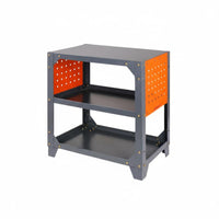High Load Capacity Heavy Duty Tool Cart Thickened Steel Plate 3 Tier Rolling Tool Cart Long-Lasting Construction 3-Tier Rolling Trolley Spacious Storage for Technicians, DIY Enthusiasts, Garage, Warehouse, Repair Shop, Job Site