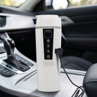Smart Temperature Control Car Insulated Container with Digital Display Vehicle-Mounted Electric Car Cup Phthalate-Free Phthalate-Free-Safe Heated Travel Mug Stainless Steel for Drivers, Road Trippers, Commuters, Cars, Trucks