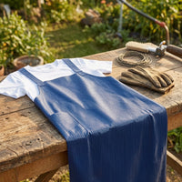 Full Length Apron Wipeable Apron with Shoulder Straps Long for Workshop, Kitchen