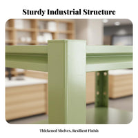 Thickened Material Multi-Tier Metal Shelf Rustproof Unrestricted Standing Storage Rack Rust Resistant 5 Tier Metal Shelving Easy Assembly for Shop Owners, DIY Enthusiasts, Industrial Areas, Workshop, Living Room, Bedroom