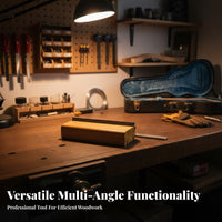 Professional Grade Multi-Angle Fret Dressing File Sturdy Construction 3 Angle Fret File Portable for Luthiers, Guitarists, Workshop, Garage