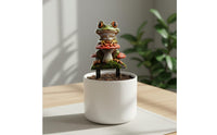 Frog on Mushroom Plaque Weather Resistant Frog on Mushroom Decor True-to-Life Details Acrylic Sign for Yard, Patio
