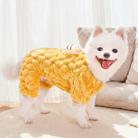 Dog Bee Costume, Four-Legged Clothing with Feathers and Antennae, Thickened Polyester Winter Warm Apparel for Small and Medium Dogs, 141 characters