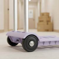 Compact Storage Folding Hand Truck High Load-Bearing Foldable Hand Truck Effortless Rolling Wheels for Travelers, Shoppers, Travel