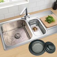 Black Sink Basket Strainer Rustproof Plumbing Hardware Rust-Resistant