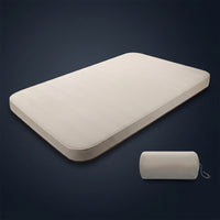 Inflatable Mattress and Air Bed for Car Camping, 10cm Thickness Air Mattress and Camping Mat, Single Inflatable Mattress, 200kg Weight Capacity