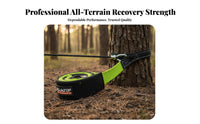 Heavy Duty Tree Saver Strap 30,000 Lbs Capacity Vehicle Recovery Gear Reinforced Loops Towing Belt Anti-Wear Sleeve for Truck Owners, Outdoor Adventurers, ATV/UTV Riders, Emergency Situations, Winching, Storm Cleanup