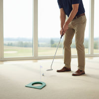Lightweight Practice Putting Disc Long-Lasting Golf Putting Cup High-Contrast Design for Beginners