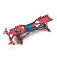 Metal RC Car Upgrade Chassis Steel Gears RC Car Upgrade Chassis Includes 370 Motor Toy Vehicle Part for Model Builders, Rough Terrain