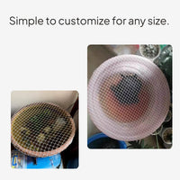 Mesh Aquarium Cover Breathable Aquatic Habitat Net Cover Transparent for Display Tanks