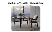Nordic Design Wooden Armchair sturdy Wood Frame Single Person Seat Modern Minimalist design Indoor Furniture Ergonomic spinerest for Apartment Dwellers, Homeowners, Professionals, Dining Room, Home Office, perusing corner, Small Spaces